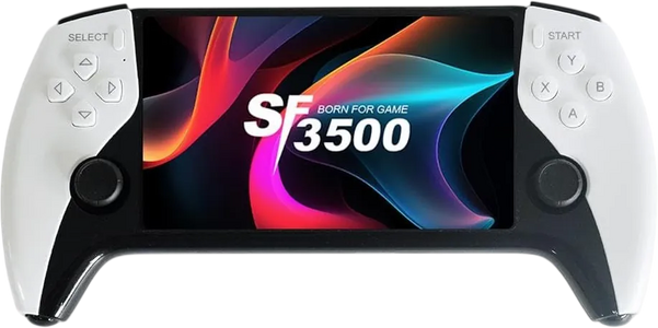 SF3500 Retro Handheld Game Console - White-Black