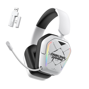 ONIKUMA GT883 RGB 4-Mode Wireless Gaming Headset - White