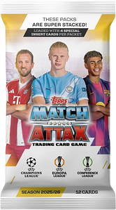 Topps UEFA Champions League 2025/2026 – Single Pack (12 Cards)