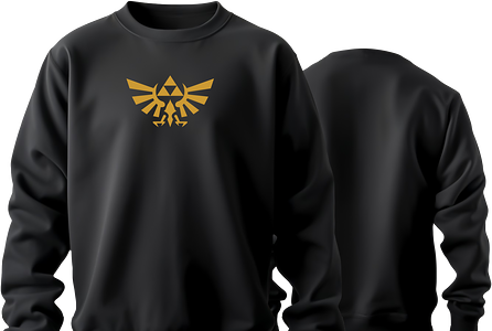 زيلدا جولدن باور سويت شيرت – أسود