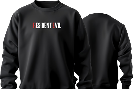 ريزدنت إيفل – ريدفيلد كود سويت شيرت – أسود
