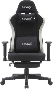 Gamax BS-7970 Gaming Chair with Foot Rest - Black