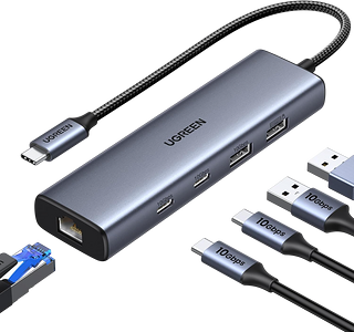 يوجرين 45320 هاب يو إس بي-سي 6×1 - 10 جيجابت + إيثرنت