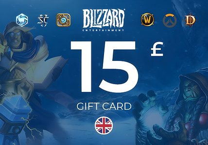  Blizzard gift card 15 GBP United Kingdom (UK)