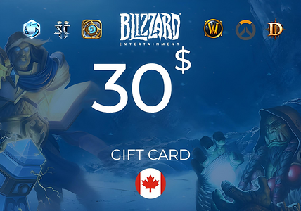  Blizzard gift card $30 CAD