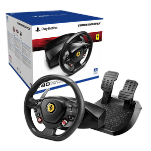 Thrustmaster Ferrari T80 488 GTB Edition Racing Wheel - PlayStation & PC - Open Sealed