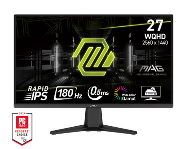 إم إس آي MAG 275QF – شاشة ألعاب 27 بوصة WQHD 180Hz رابيد IPS