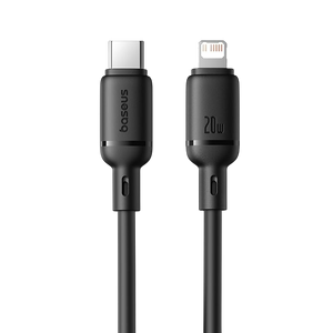 Baseus Silky Series USB-C to Lightning Cable 20W - 1M - Black
