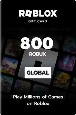 Roblox Card 800 Robux Key Global