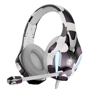 PHOINIKAS H9 Wired Gaming Headset - Camo