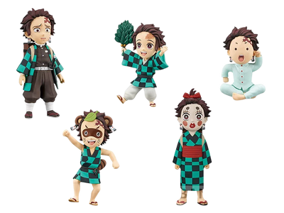 مجموعة ديمون سلاير وورلد تانجيرو كامادو من بانبريستو (1من 5 شخصيات مجسمة)