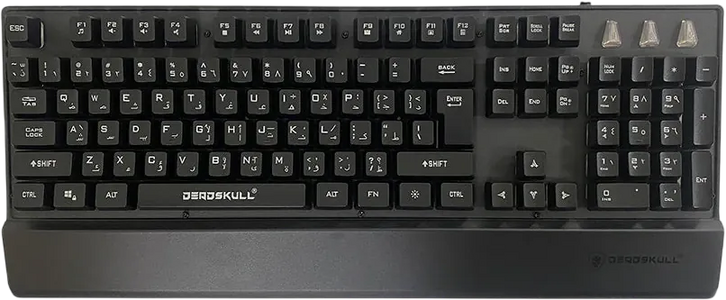 ديدسكول فولتكس DS040 كيبورد ألعاب سلكية RGB - حروف عربية