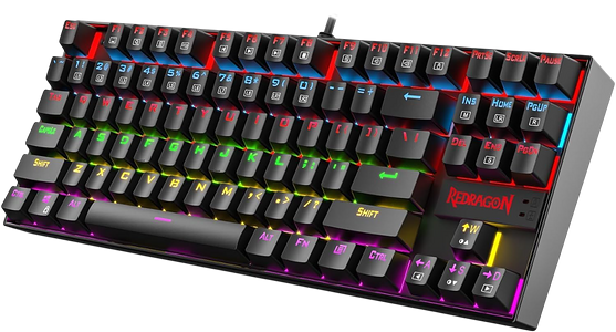Redragon K552 KUMARA Wired Mechanical Gaming Keyboard - Red Switch 