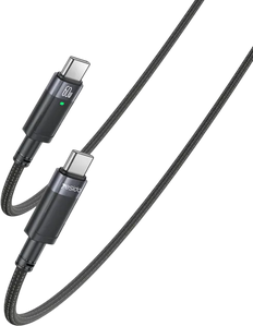 Yesido CA160 60W Type-C To Type-C Auto Disconnecting  Braided Cable 1.2M