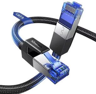 UGREEN NW153 Cat 8 F/FTP Ethernet RJ45 Braided Cable - 2M 