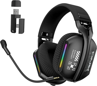 ONIKUMA GT808 Tri-Mode RGB Gaming Headset - Black