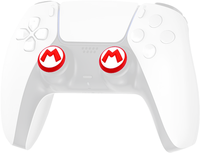 Deadskull M Mario Thumb Grips Red - 4-PCS 