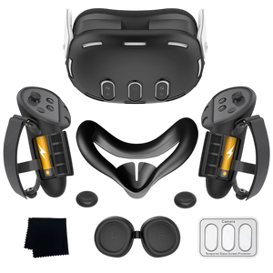 VR Headset Protection & Comfort Kit Meta Quest 3 – Black