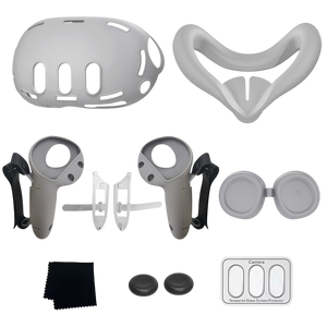 VR Headset Protection & Comfort Kit Meta Quest 3 – White
