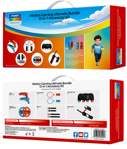 DOBE 13-in-1 Motion Gaming Accessory Kit for Switch 1/2/OLED