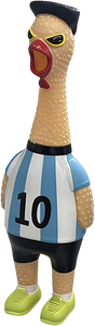 Messi Football Edition World Cup 2026 - Screaming Chicken Squeeze Toy