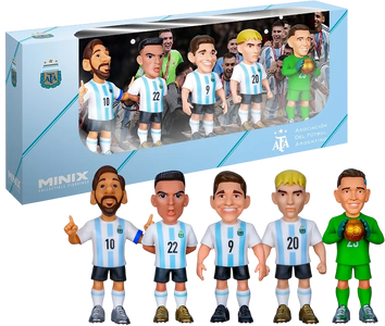 (Messi, Lautaro, Álvarez, Mastantuono, Martinez) World Cup 2026 Football Stars 5-Pack Sports - Argentina
