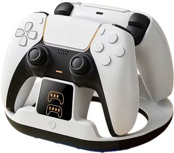 Deadskull Dual Charging Stand for PS5 RGB Dock Station - White