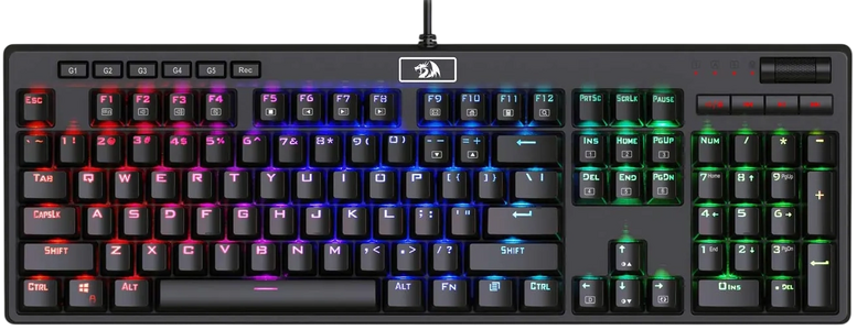 Redragon K579 Wired Mechanical RGB Gaming Keyboard - Black
