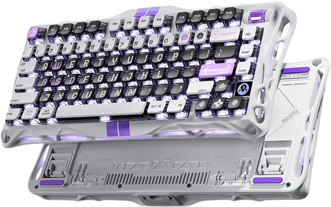 جرافاستار كيبورد ميركوري V75 HE 75% سويتش هول ايفيكت - Mecha Gray