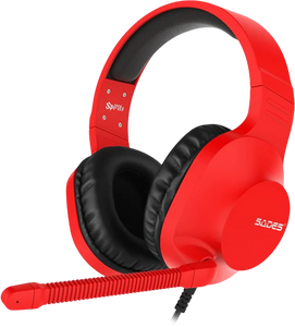 SADES Spirits SA-721 Wired Gaming Headphone - Red - Open Sealed