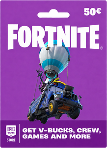 بطاقة هدايا فورتنايت / إبيك ستور 50 يورو - اوروبي -  للبيع في الإمارات من خلال Games2all