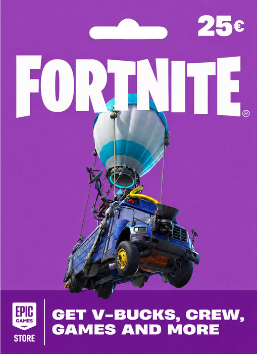 Fortnite / Epic Store Gift Card 25 EUR - Key Europe  for sale in Emirates from Games2all