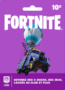 بطاقة هدايا فورتنايت / إبيك ستوز 10 يورو - اوروبي