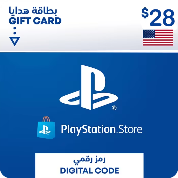 PSN PlayStation Store Gift Card $28 (USA)  for sale in Emirates from Games2all