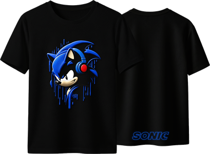 Blue Rush – Sonic Kids T-Shirt