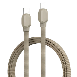 لدنيو LC212C كابل USB-C إلى USB-C للشحن السريع بقوة 65 واط بطول 2 متر - جولد