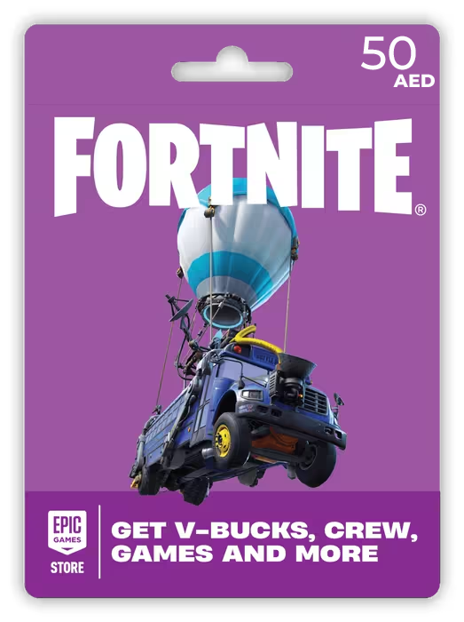 بطاقة هدايا فورتنايت / إبيك ستور 50 درهم - الإمارات العربيه المتحده   للبيع في ألإمارات من خلال Games2all