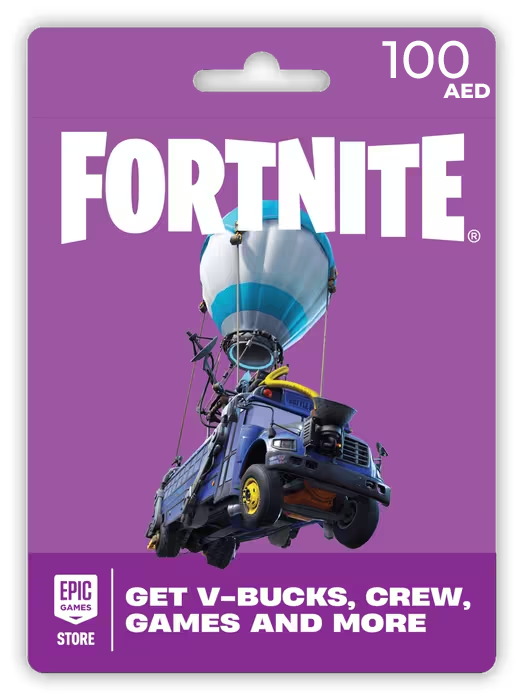 بطاقة هدايا فورتنايت / إبيك ستور 100 درهم - الإمارات العربيه المتحده   للبيع في ألإمارات من خلال Games2all