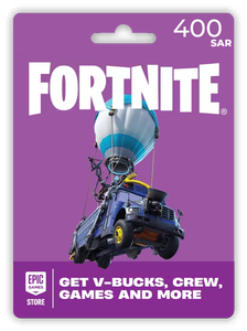 بطاقة هدايا فورتنايت / إبيك ستور 400 ريال - السعودية -  للبيع في الإمارات من خلال Games2all