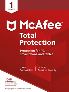Mcafee Total Protection 1 Year 1 Device CD Key -  for sale in Emirates from Games2all