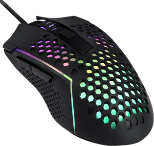 Redragon M987P-K Reaping Elite RGB Wired Gaming Mouse - Black - Open Sealed