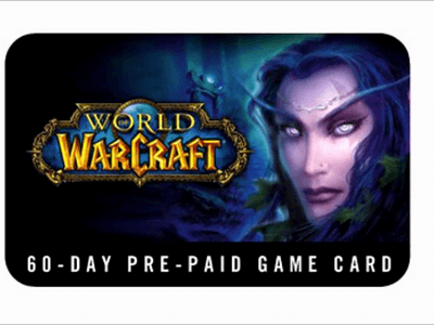 World of Warcraft Time Card  Blizzard EU 30 Days