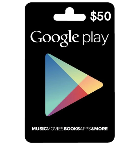 Google Play Gift Code 50$ USA