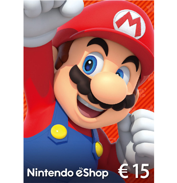 Nintendo E-Shop 15€ Card - Europe