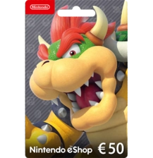 Nintendo E-Shop 50€ Card - Europe