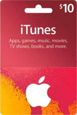 Apple iTunes Gift Card USA 10 USD