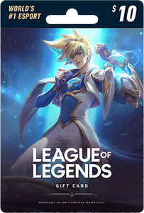 League of Legends Gift Card Riot 10 USD Key NORTH AMERICA