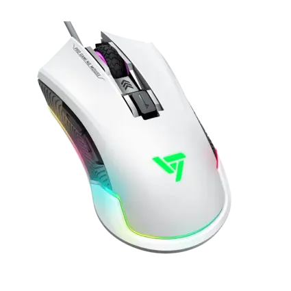 VicTsing Pro RGB Gaming Mouse - White