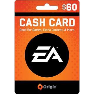 كارت اوريجين جيفت كارد 60$ امريكي