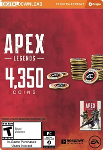 Apex Legends 4350 Coins PC Origin -  for sale in Emirates from Games2all